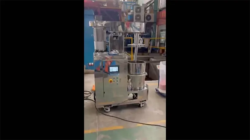 Mezcladora de materiales a granel, tipo bolsa